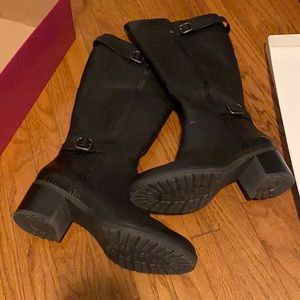 Naturalizer Rozene Black Boots, 10W